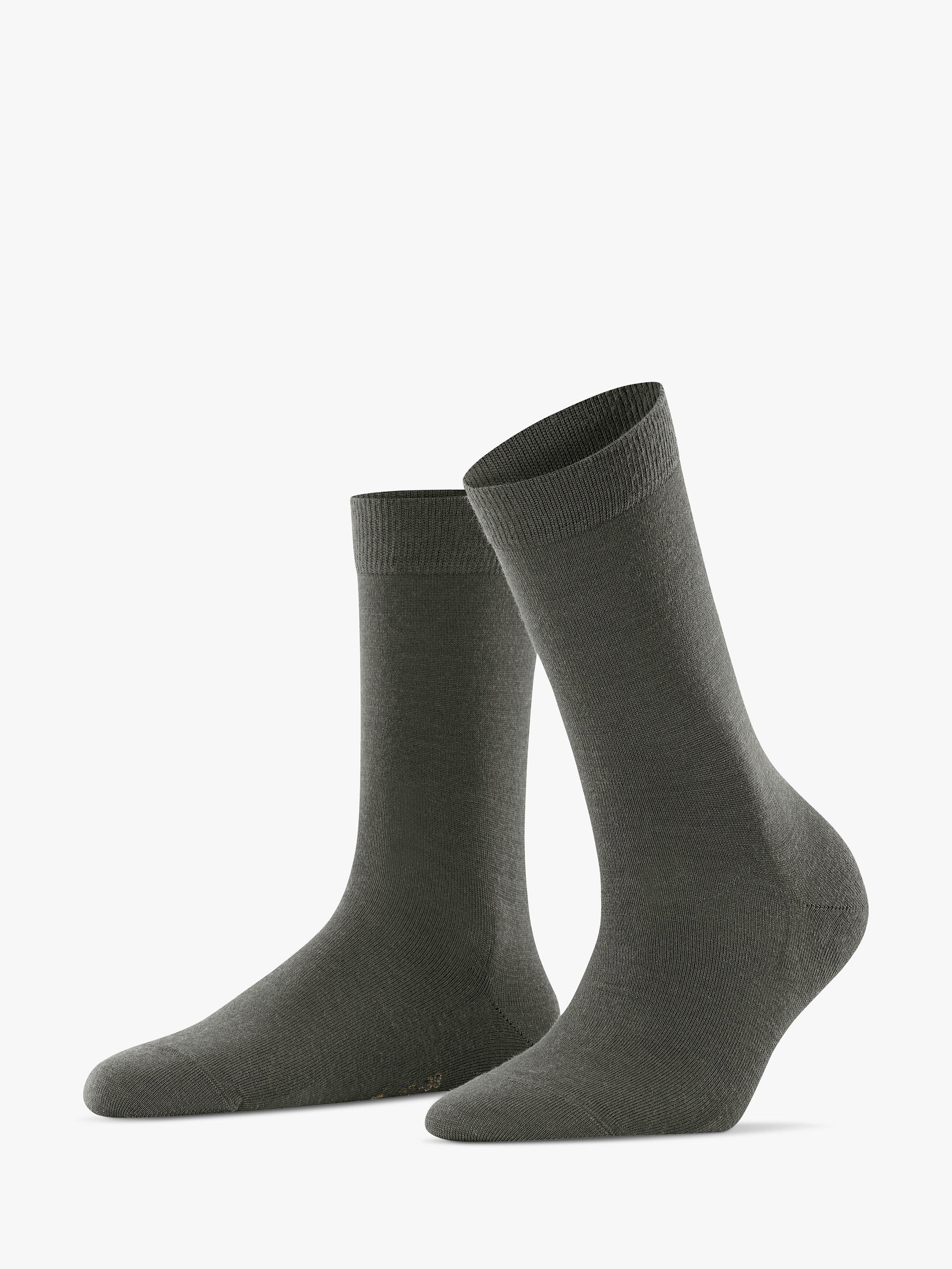 Product image 1 of 2, which shows FALKE Soft Merino Wool Ankle Socks, Military 7826, S