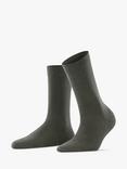 FALKE Soft Merino Wool Ankle Socks, Military 7826