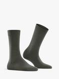 FALKE Soft Merino Wool Ankle Socks, Military 7826