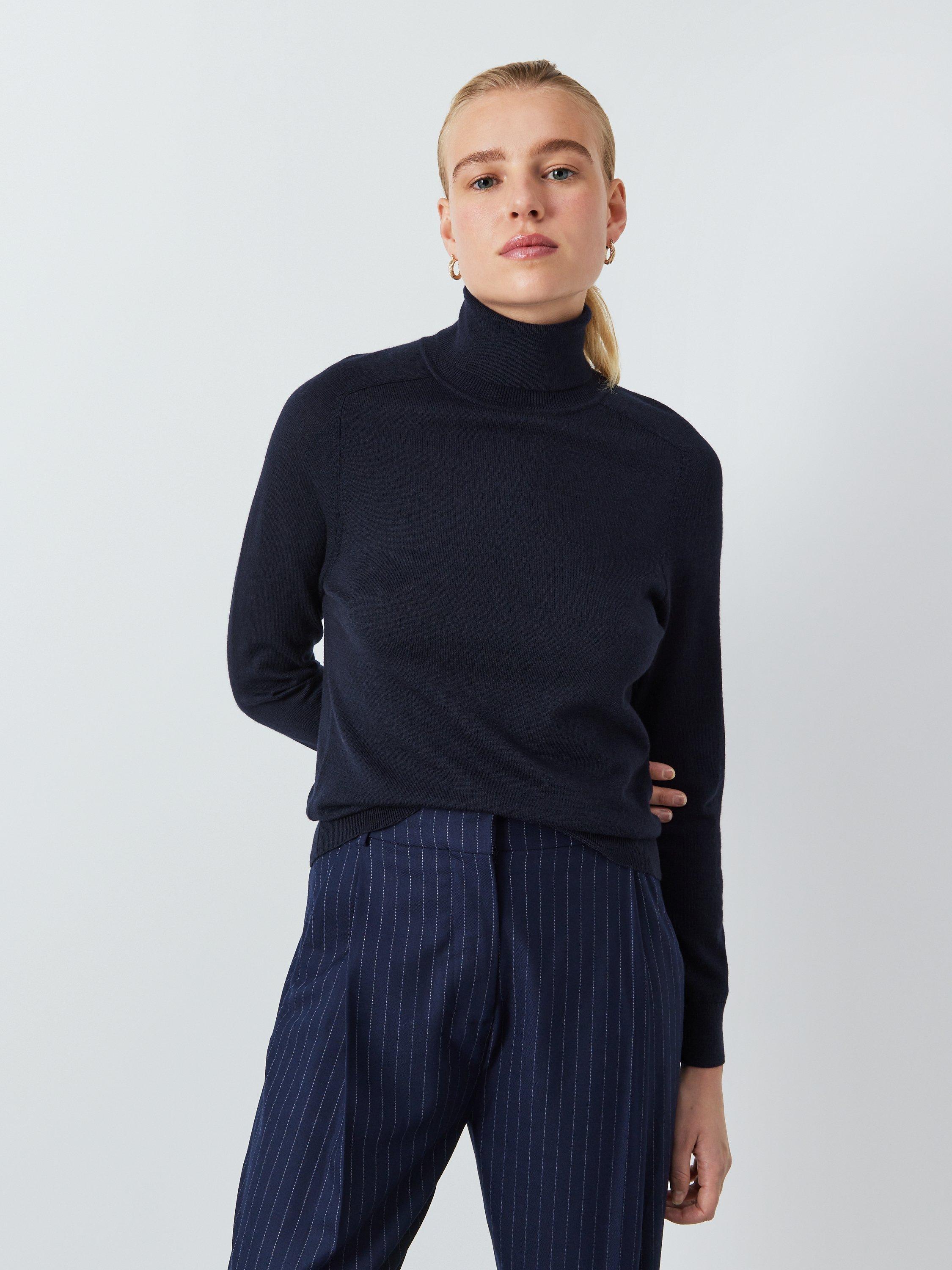 John Lewis Merino Wool Roll Neck Jumper, Ec15030