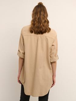 KAFFE Naya Tunic Shirt - view 2, Classic Sand