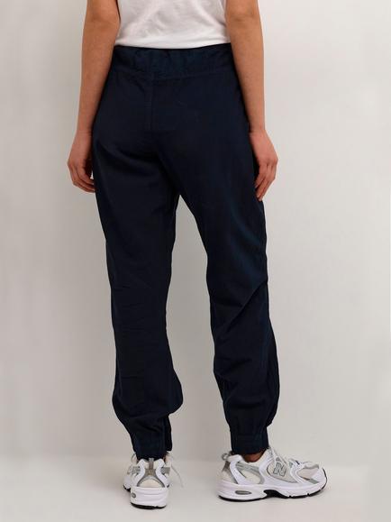 KAFFE Naya Tapered Joggers - view 2, Midnight Marine