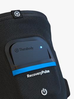 Therabody RecoveryPulse Calf Vibrating Compression Sleeve - view 2, Black