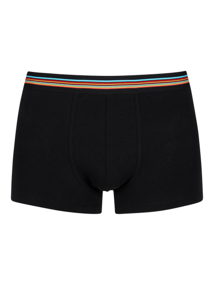 Paul Smith Colour Band Stretch Cotton Trunks, Pack of 3, Black - view 2, Black