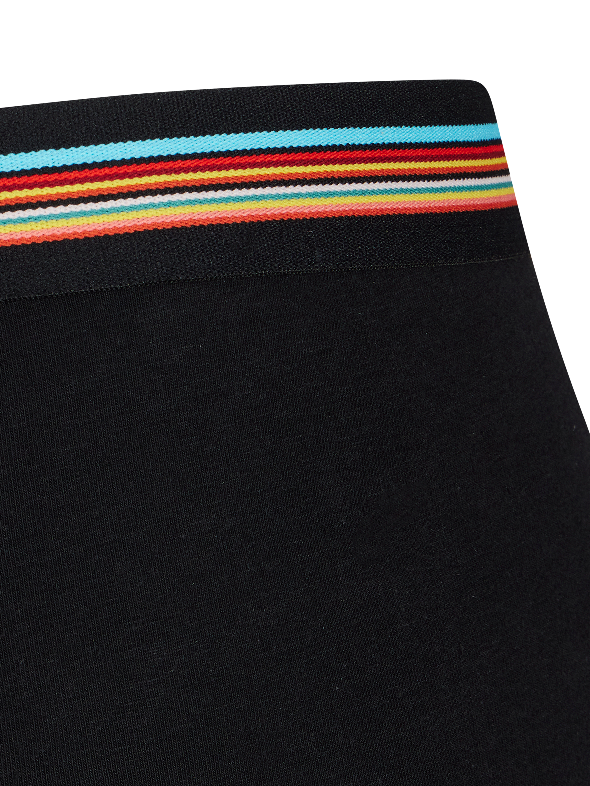Product image 4 of 4, which shows Paul Smith Colour Band Stretch Cotton Trunks, Pack of 3, Black, XL