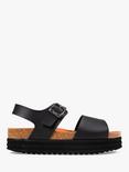 V.GAN Vegan Clove Footbed Sandals, Black