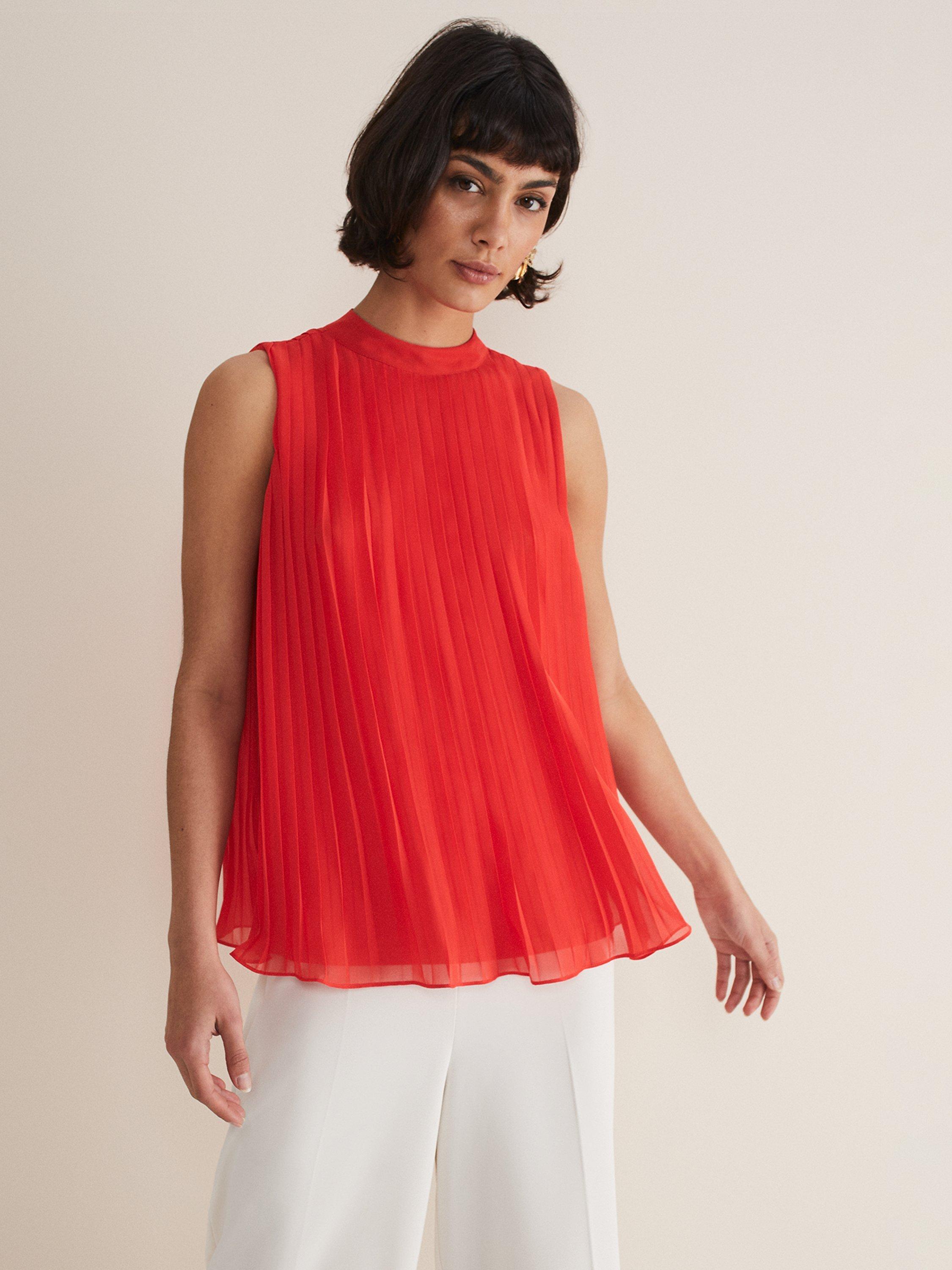 Phase Eight Nina Pleated Top