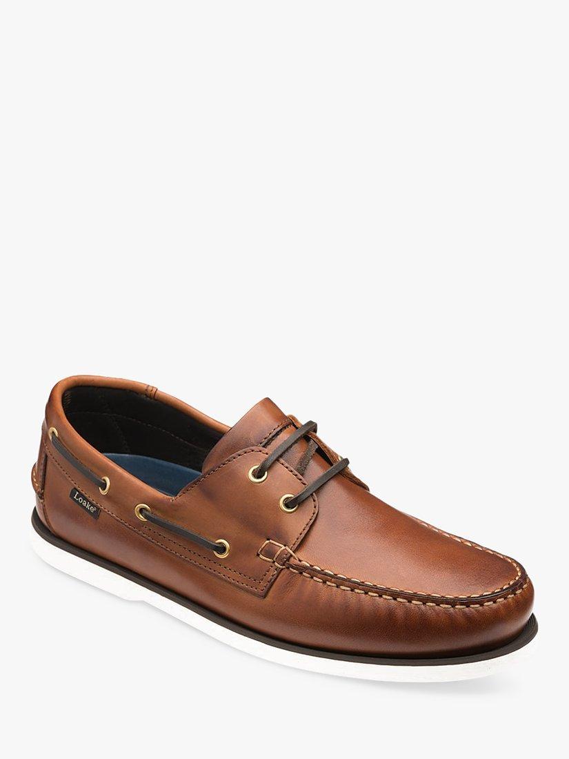 Loake 528 Moccasin Deck Shoes, Cedar, 7