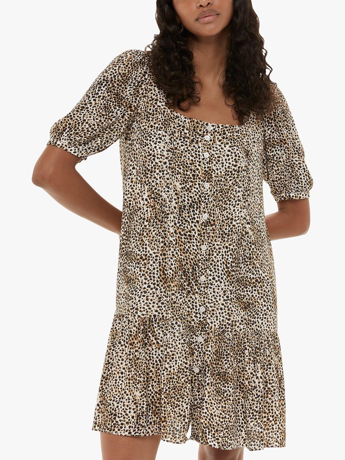 Whistles Ink Spot Mini Dress, Multi