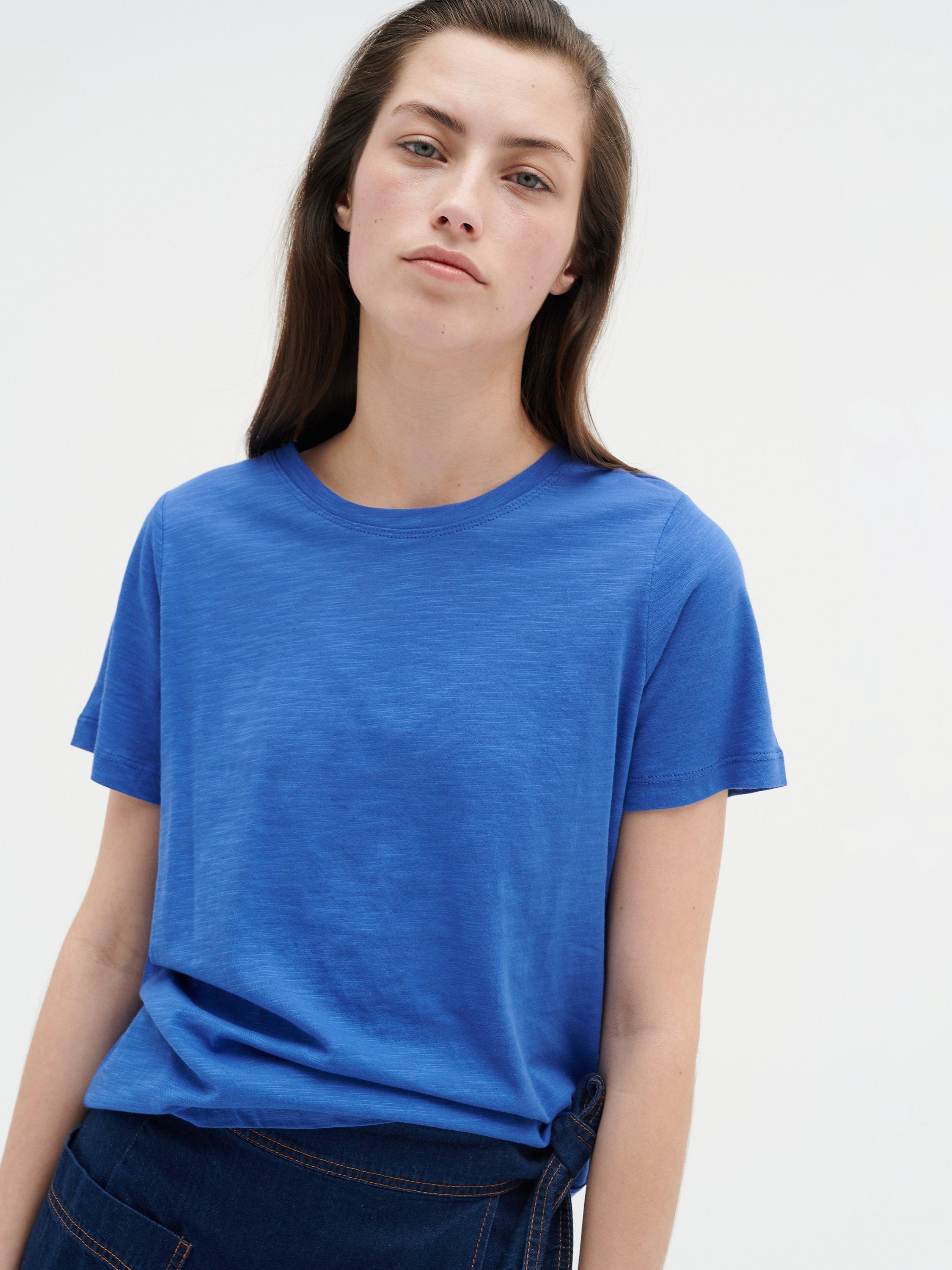 InWear Alma Plain T-Shirt, Sea Blue