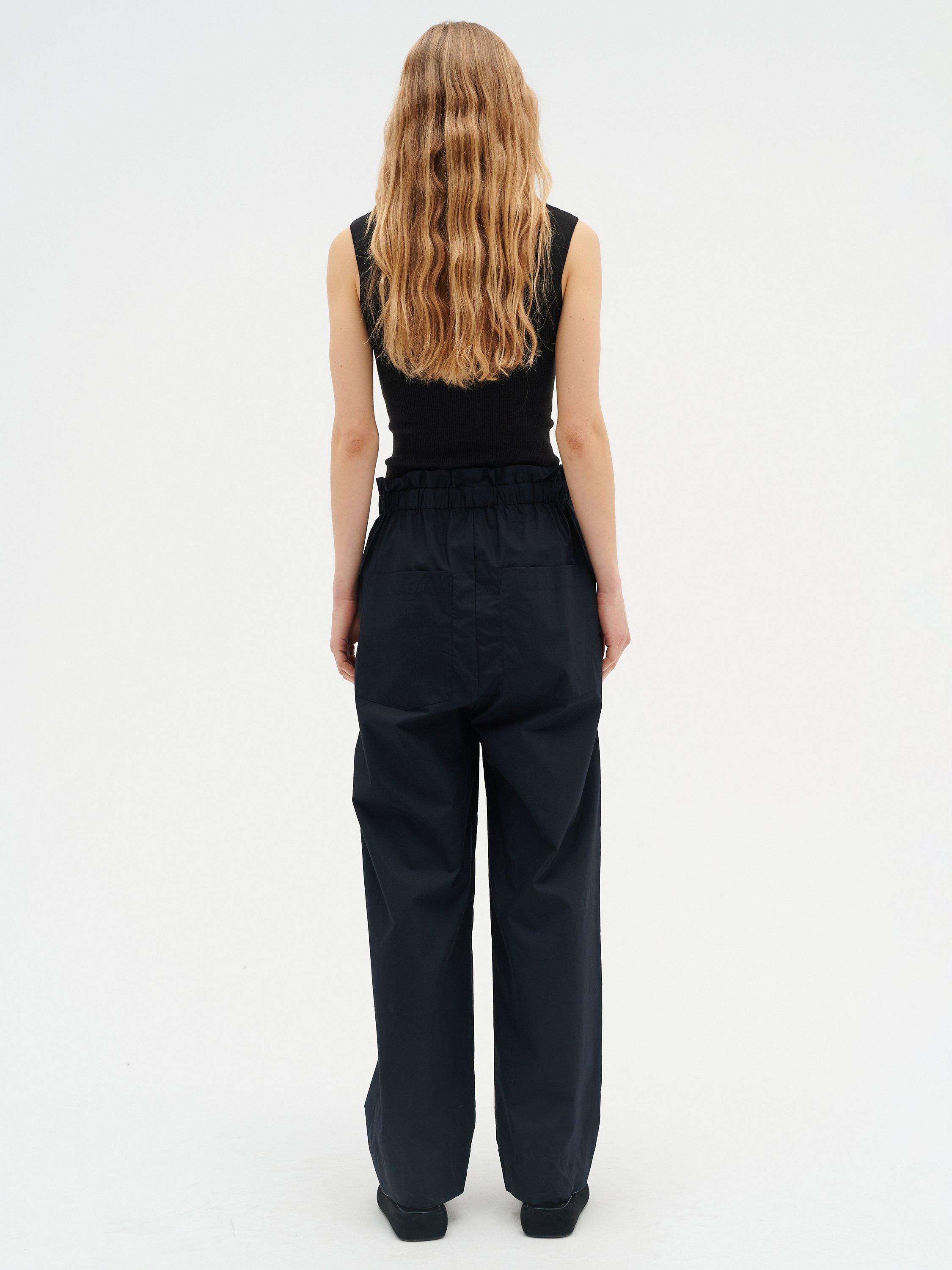 Product image 2 of 5, which shows InWear Eman Casual Fit Trousers, Black, 8
