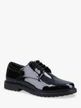 Hush Puppies Verity Patent Brogue Shoes, Black