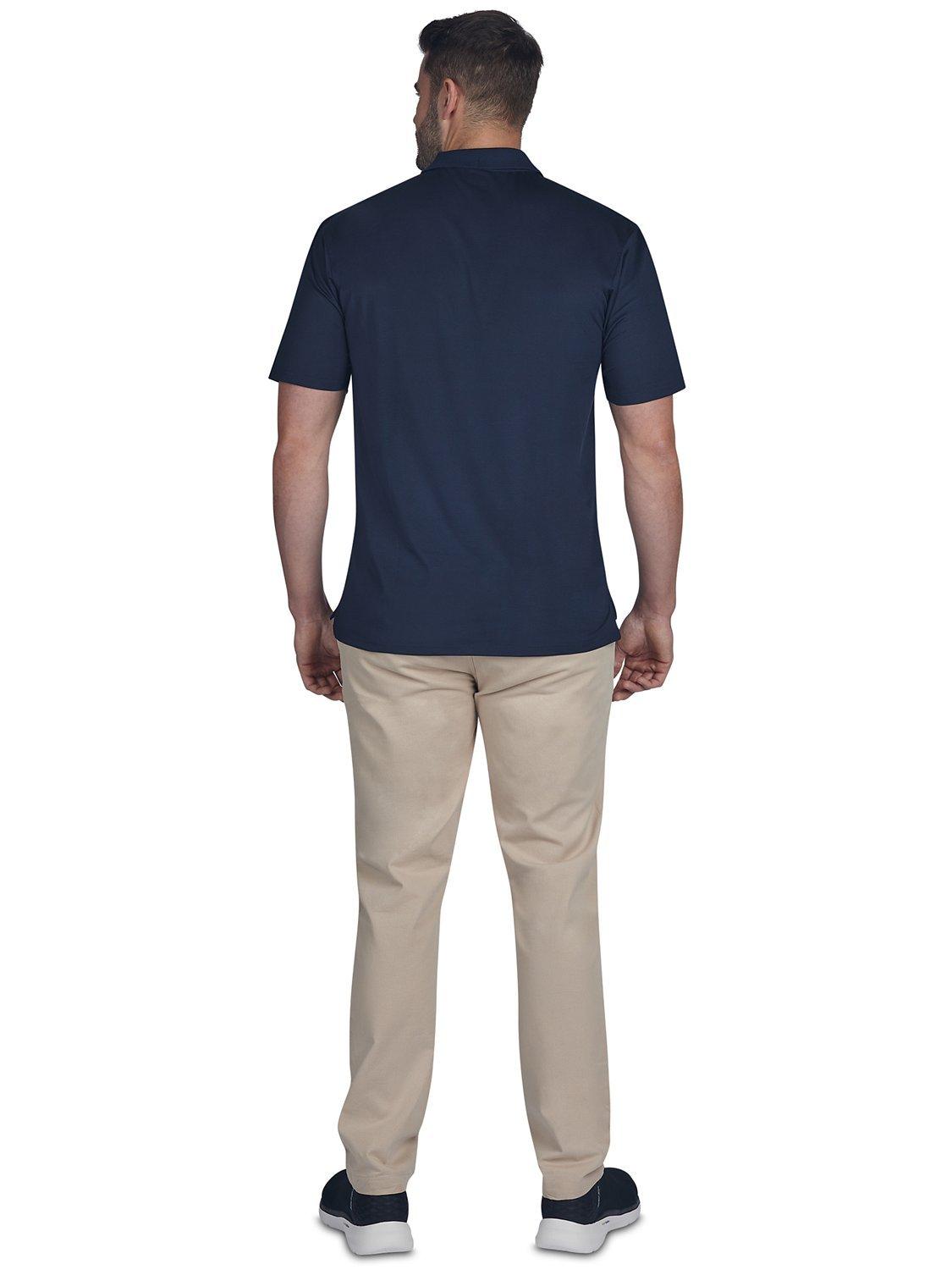 Product image 3 of 7, which shows Raging Bull Golf Tech Polo Shirt, Navy, S