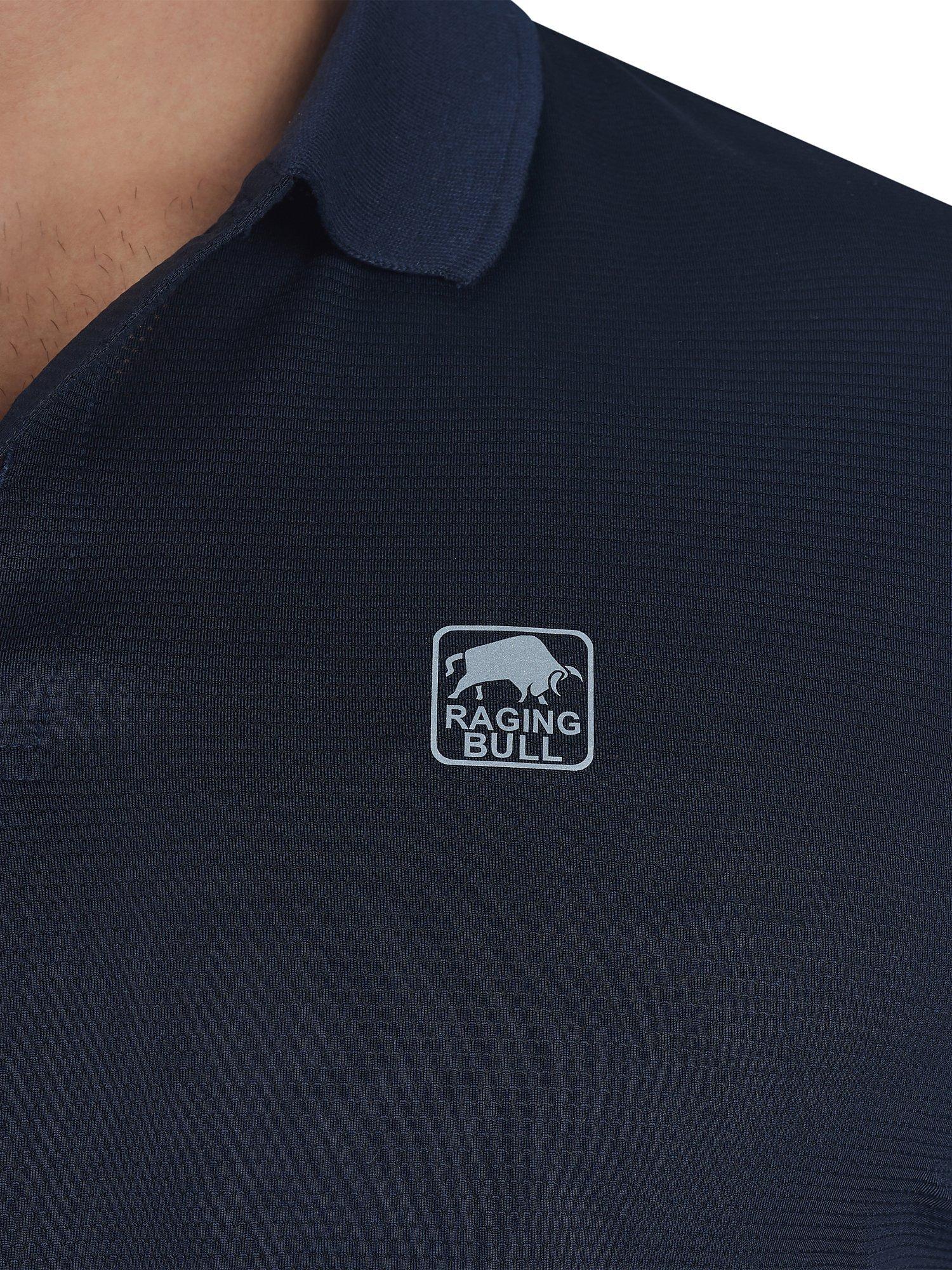 Product image 4 of 7, which shows Raging Bull Golf Tech Polo Shirt, Navy, S