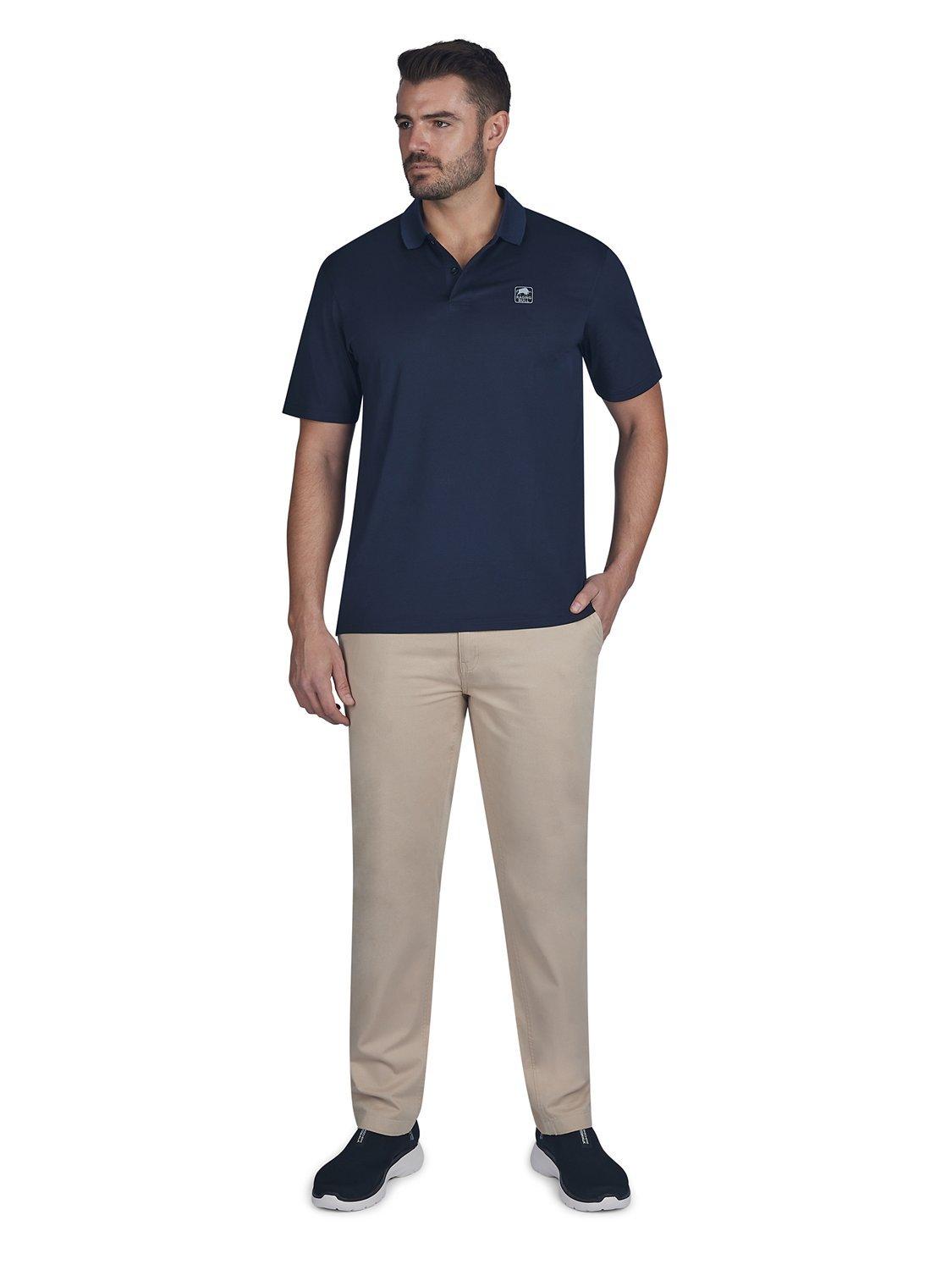 Product image 7 of 7, which shows Raging Bull Golf Tech Polo Shirt, Navy, S