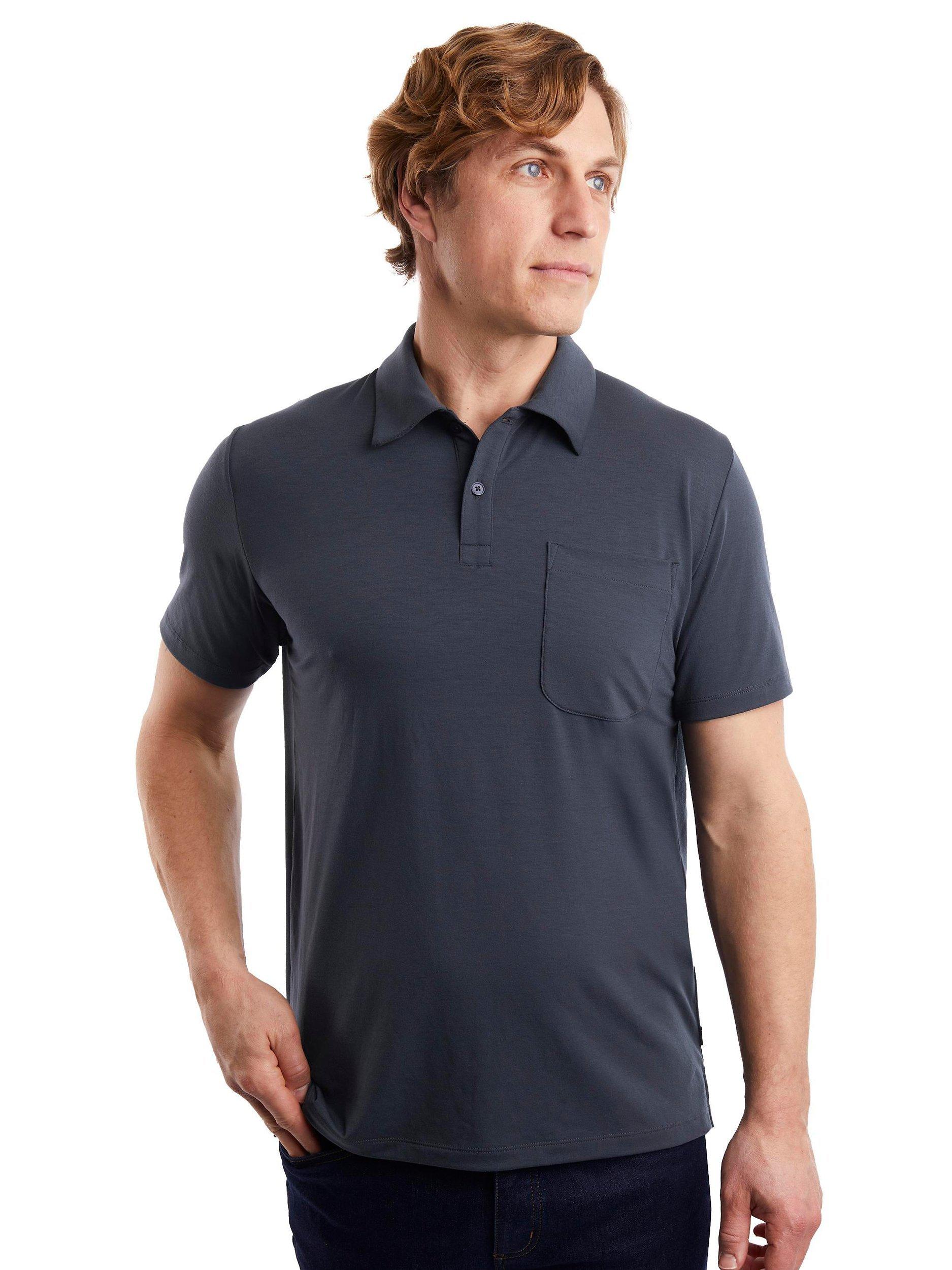 Product image 1 of 3, which shows Rohan Global Short Sleeve Polo Top, True Navy, S