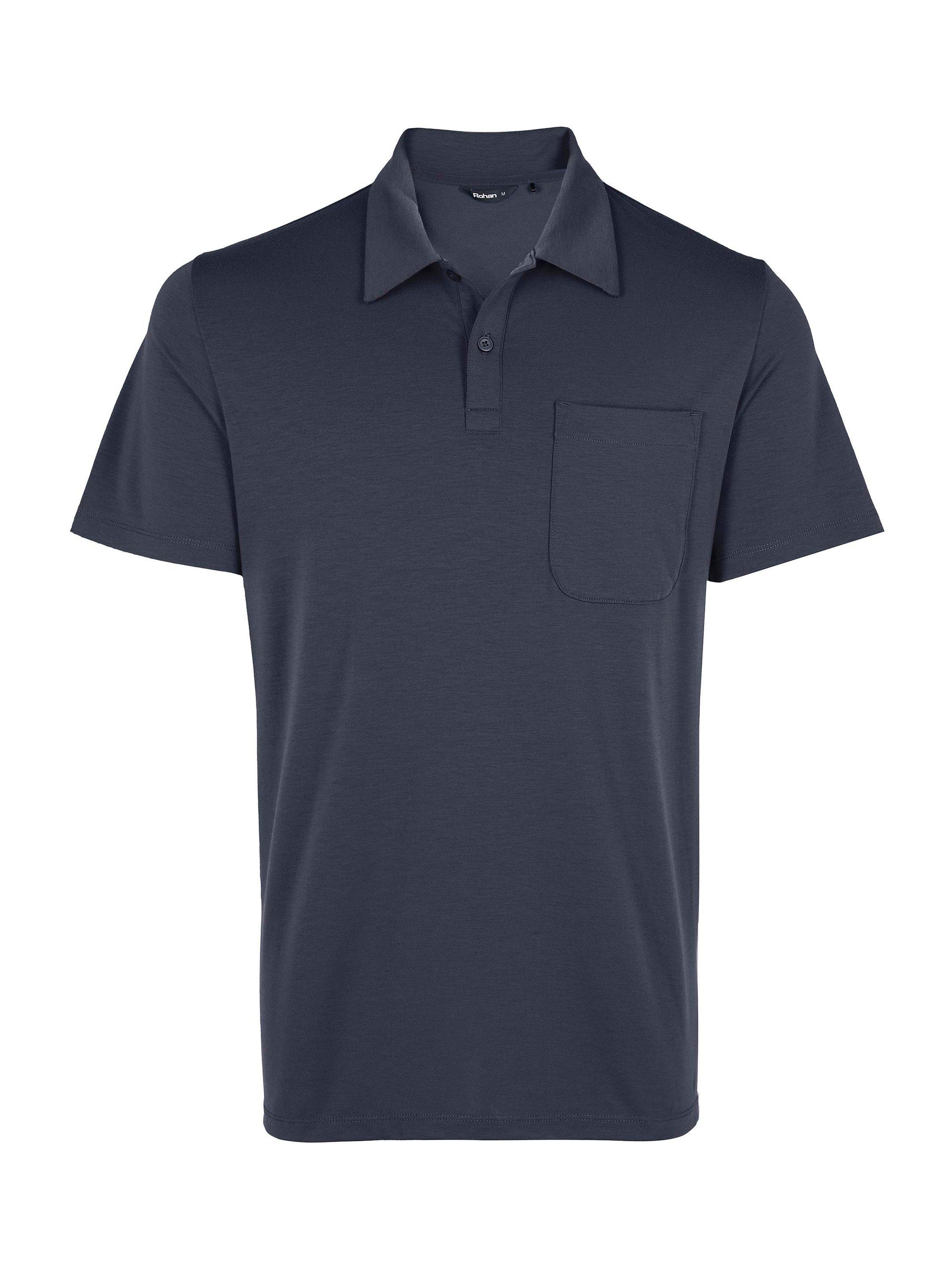 Product image 3 of 3, which shows Rohan Global Short Sleeve Polo Top, True Navy, S
