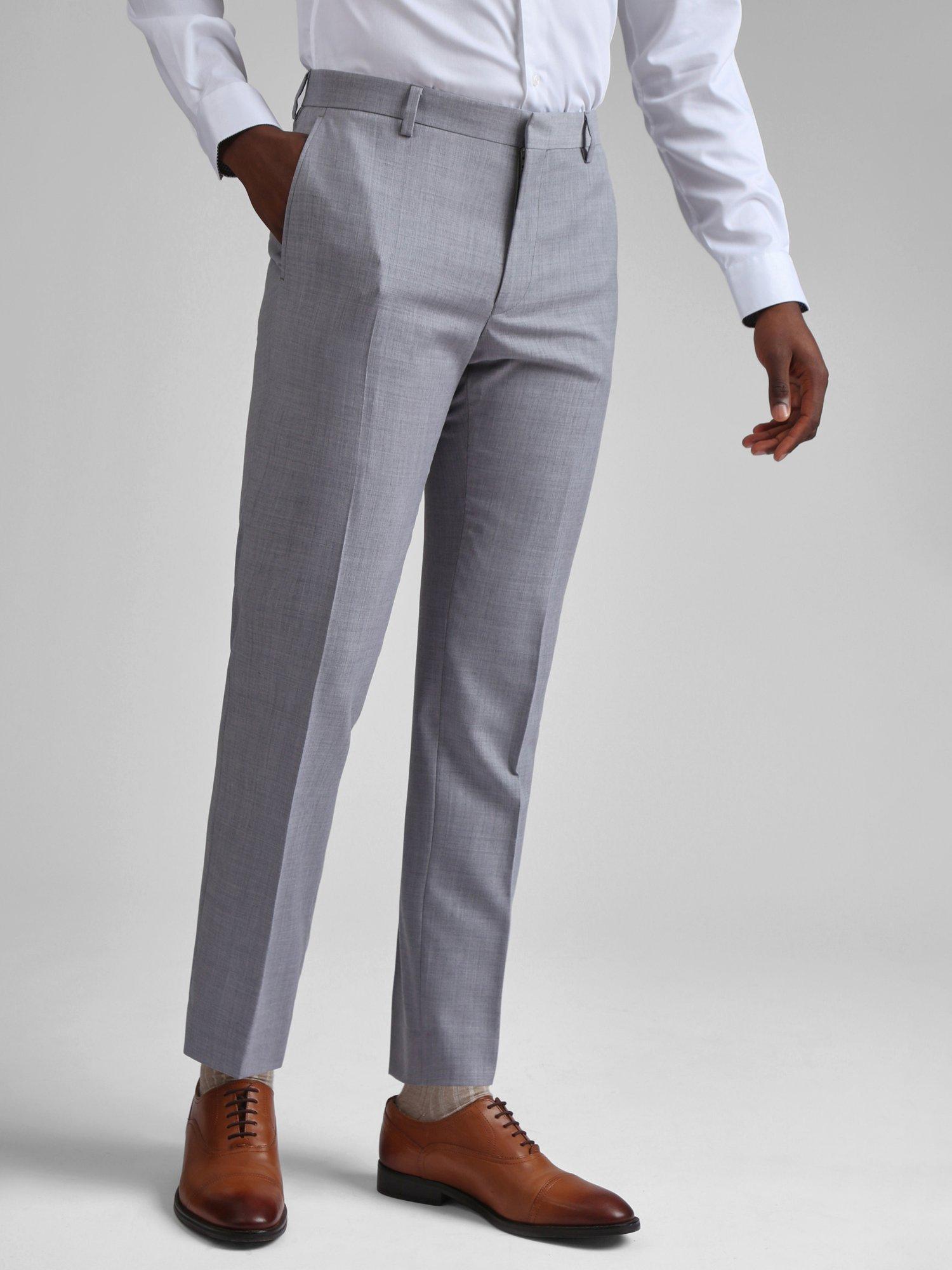 Ted Baker Denali Cool Wool Blend Suit Trousers, Grey