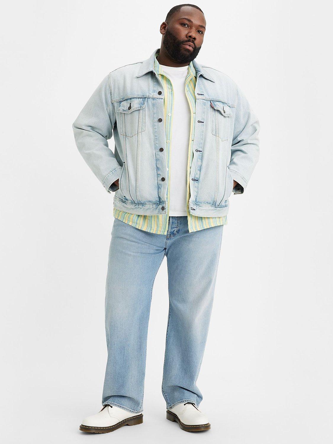 Levi's Big & Tall 501 Original Straight Jeans, Denim Blue