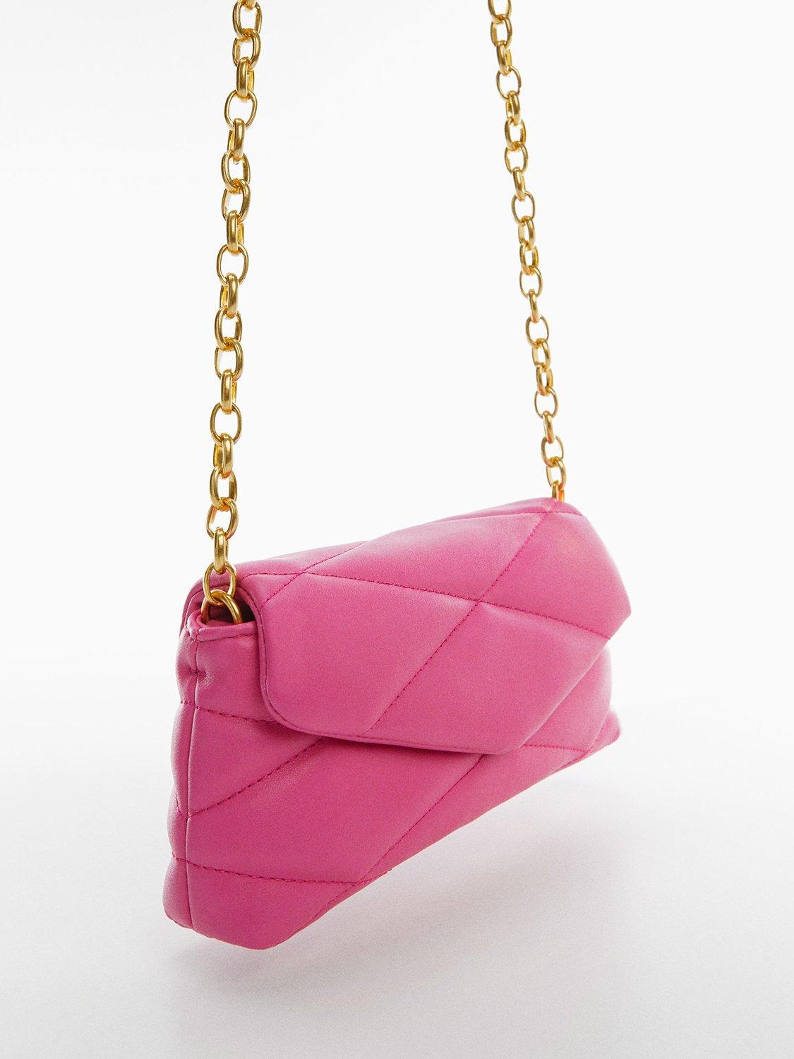 Mango Rain Cross Body Bag, Bright Pink, One Size