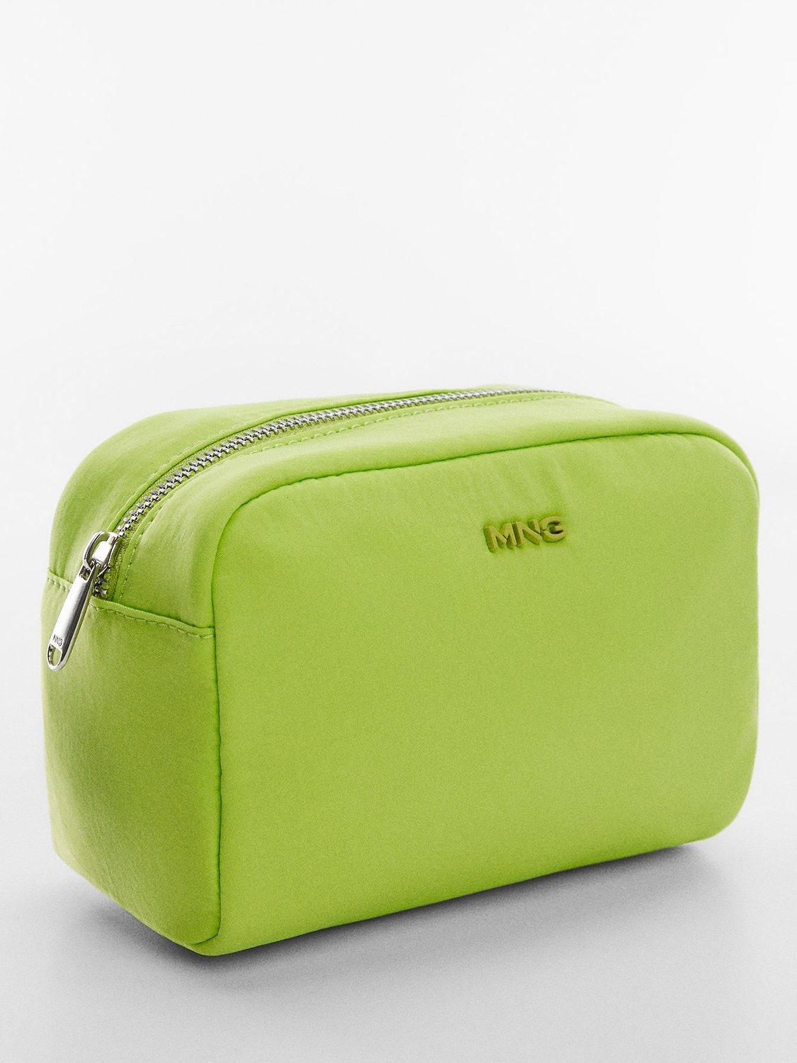 Mango Pondi Medium Cosmetic Bag, Bright Green, One Size