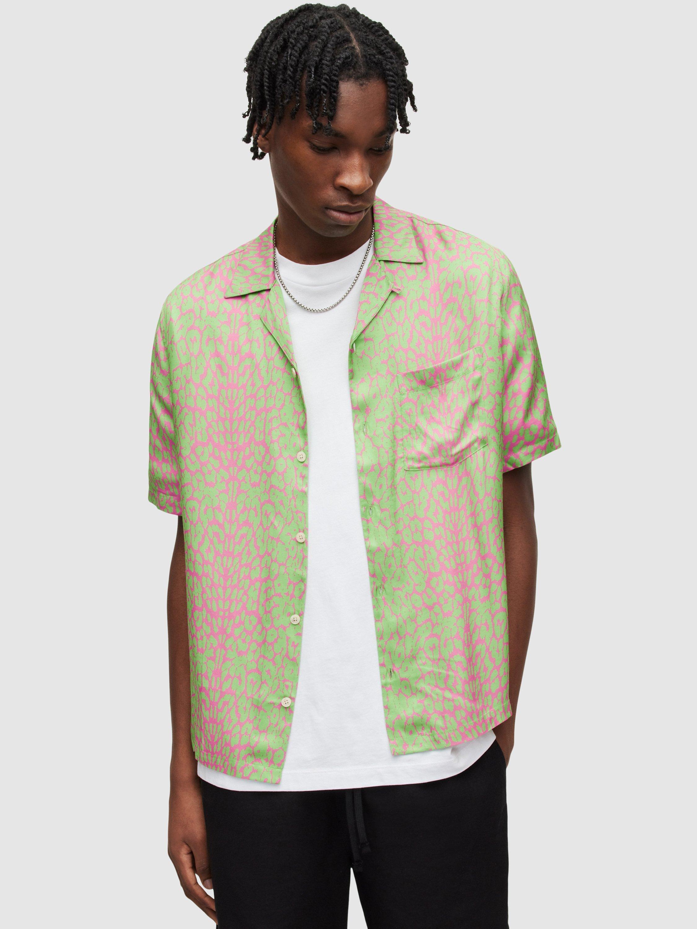 AllSaints Feline Short Sleeve Shirt, Multi