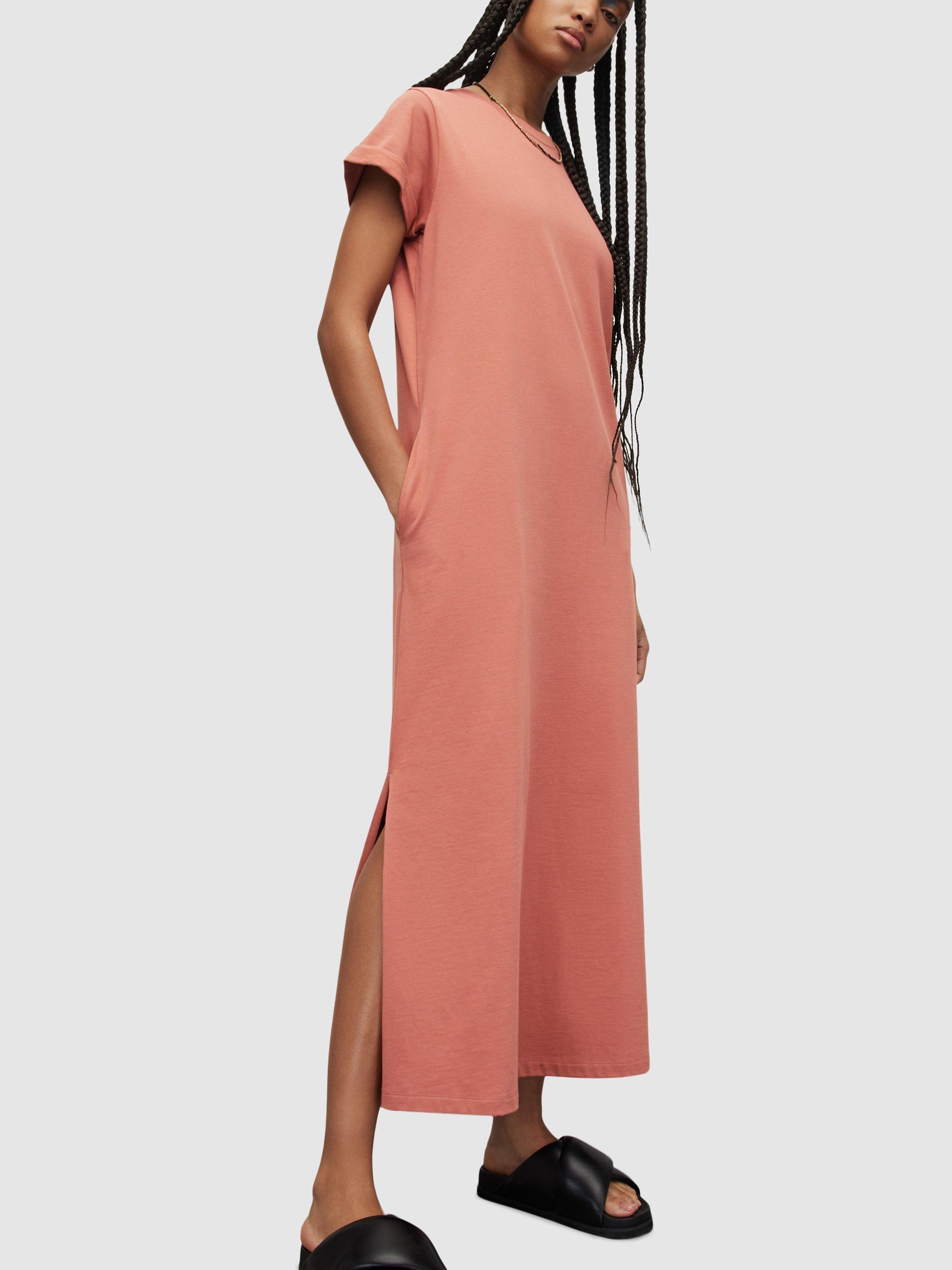 AllSaints Anna Maxi Dress, Tainted Pink