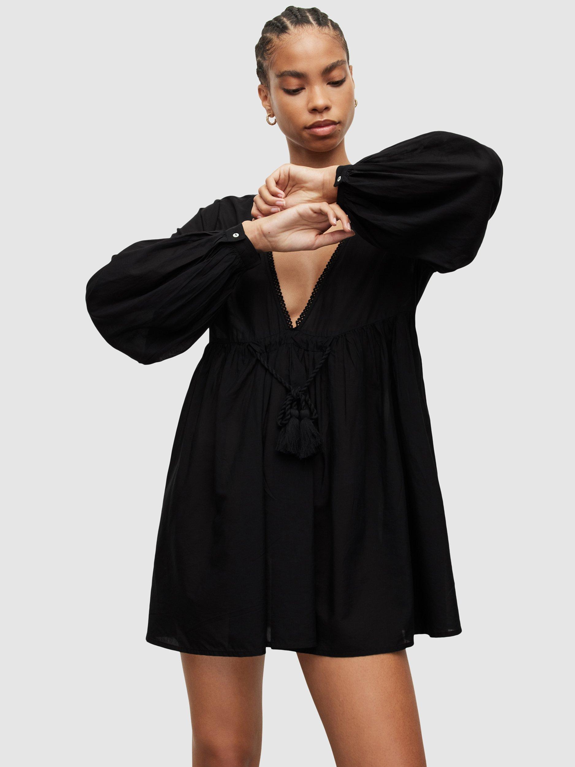 AllSaints Christie Mini Dress, Black