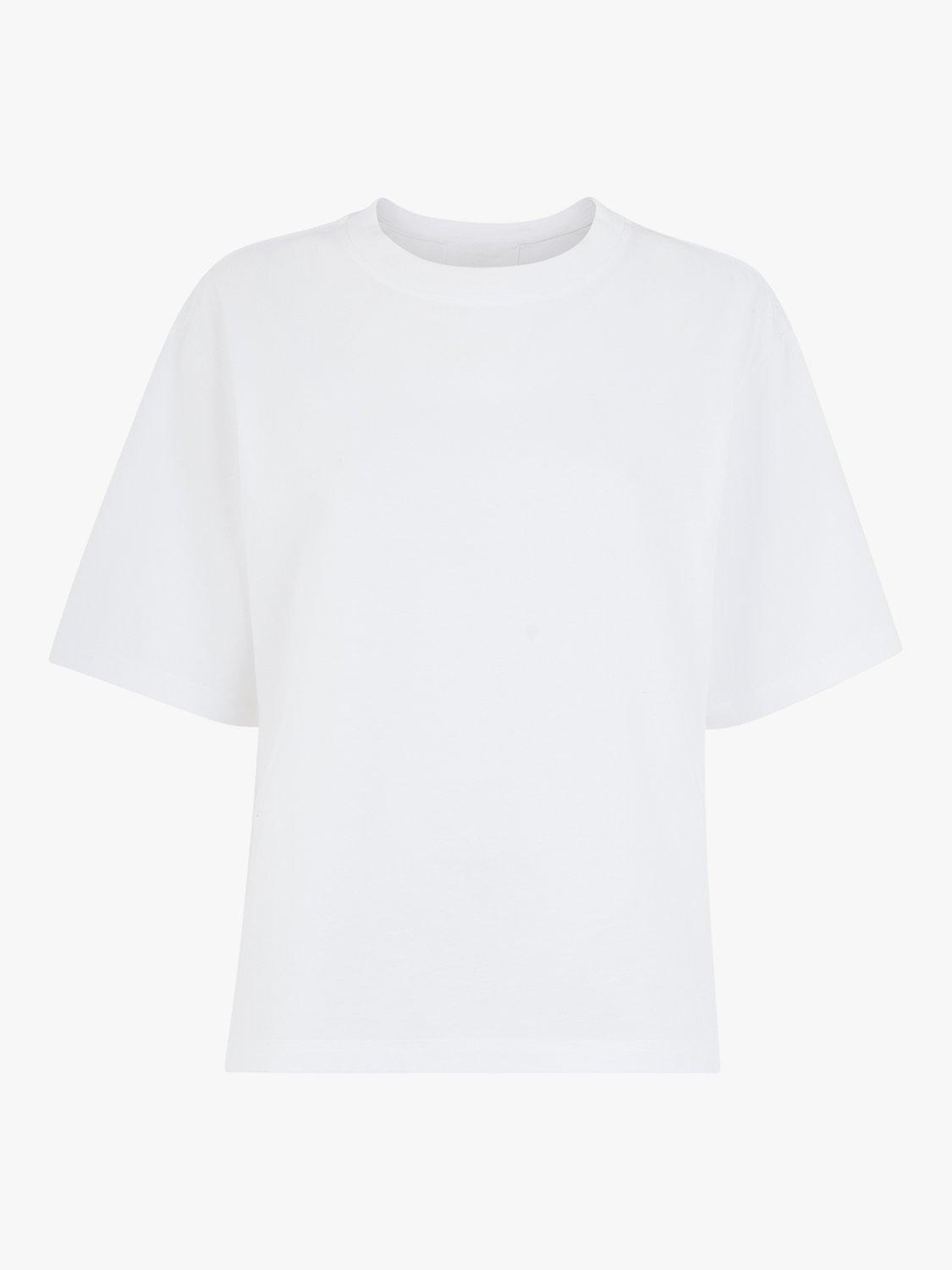Product image 5 of 5, which shows Whistles Boyfriend Oversized T-Shirt, White, XS