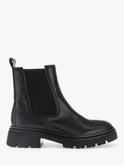 Gabor Marissa Leather Chelsea Boots, Black, Black