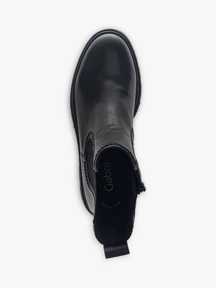 Gabor Marissa Leather Chelsea Boots, Black - view 2, Black