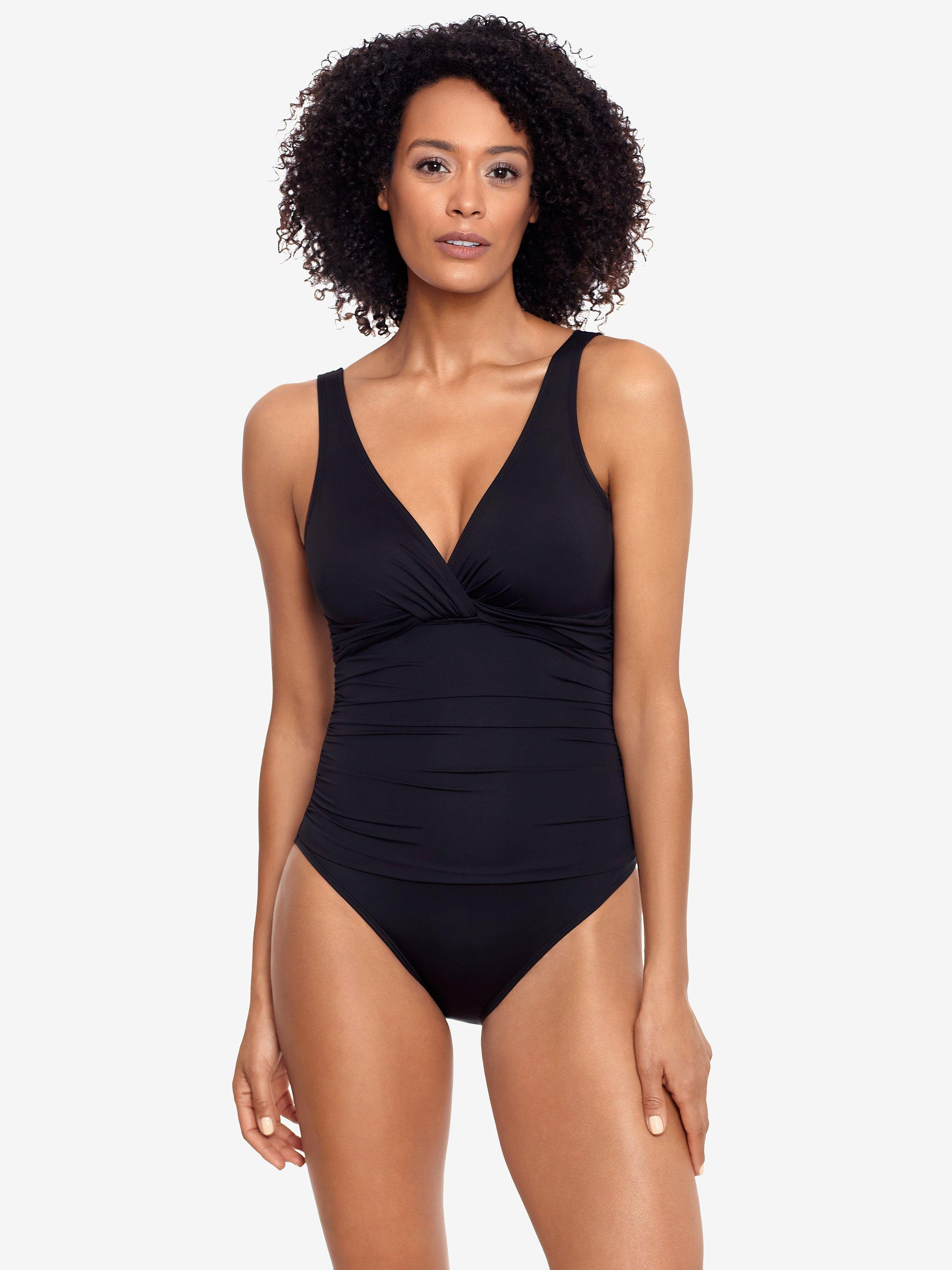 Lauren Ralph Lauren Twist Front Underwire Swimsuit