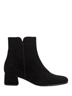 Gabor Abbey Suede Ankle Boots, Black, Black