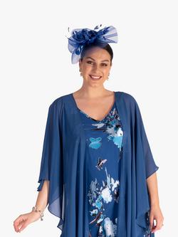 chesca Feather Fascinator, Marine