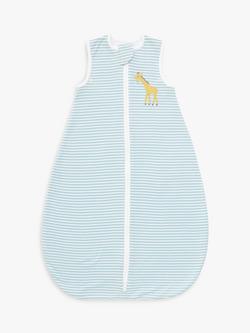 John Lewis Giraffe Print Baby Sleeping Bag, 1.5-2.5 Tog, Pack of 2 - view 2, White