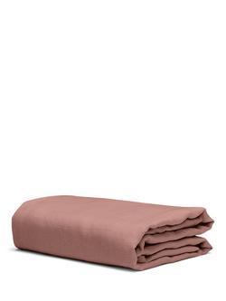 Bedfolk 100% Linen Standard Fitted Sheets - view 2, Rust