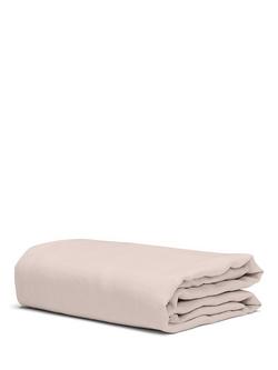 Bedfolk 100% Linen Flat Sheets - view 2, Rose