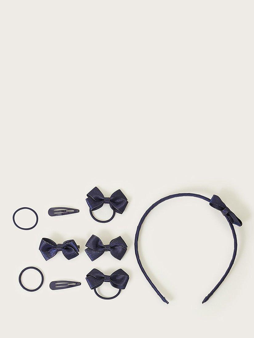 Monsoon Kids' My School Hairband Superset, Navy