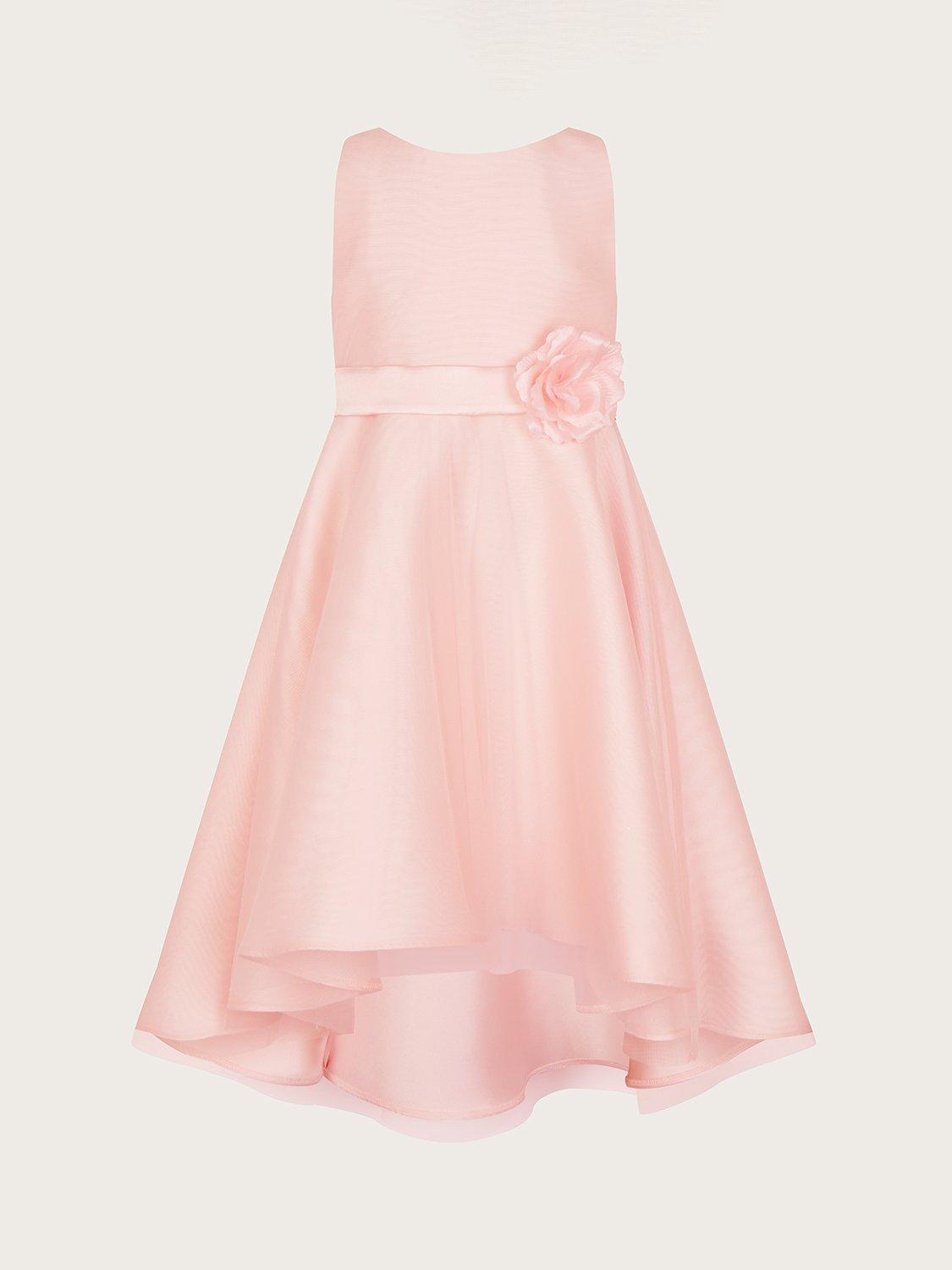 Monsoon Kids Tuberose High Low Bridesmaid Dress Pink