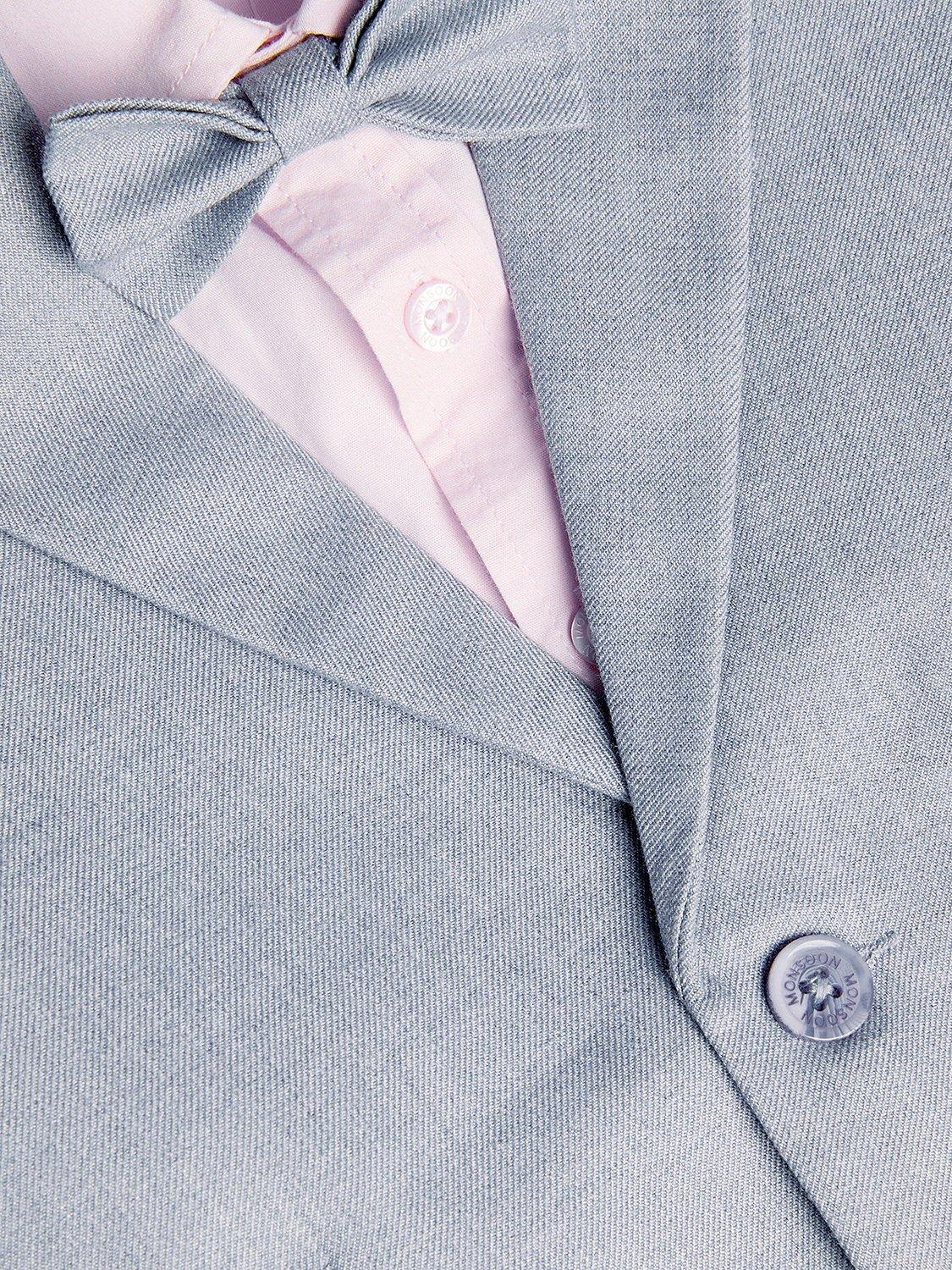 Product image 3 of 3, which shows Monsoon Kids' Four Piece Suit, Grey, 8 years