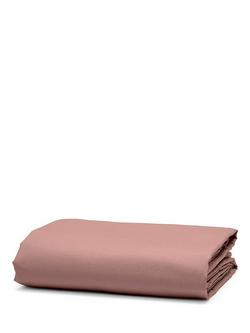 Bedfolk Relaxed Cotton Standard Fitted Sheets - view 2, Rust