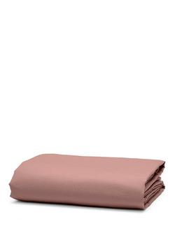 Bedfolk Relaxed Cotton Deep Fitted Sheet - view 2, Rust