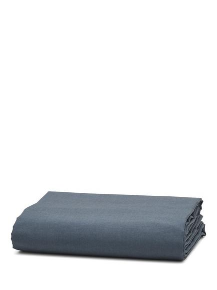 Bedfolk Relaxed Cotton Flat Sheets - view 2, Ink