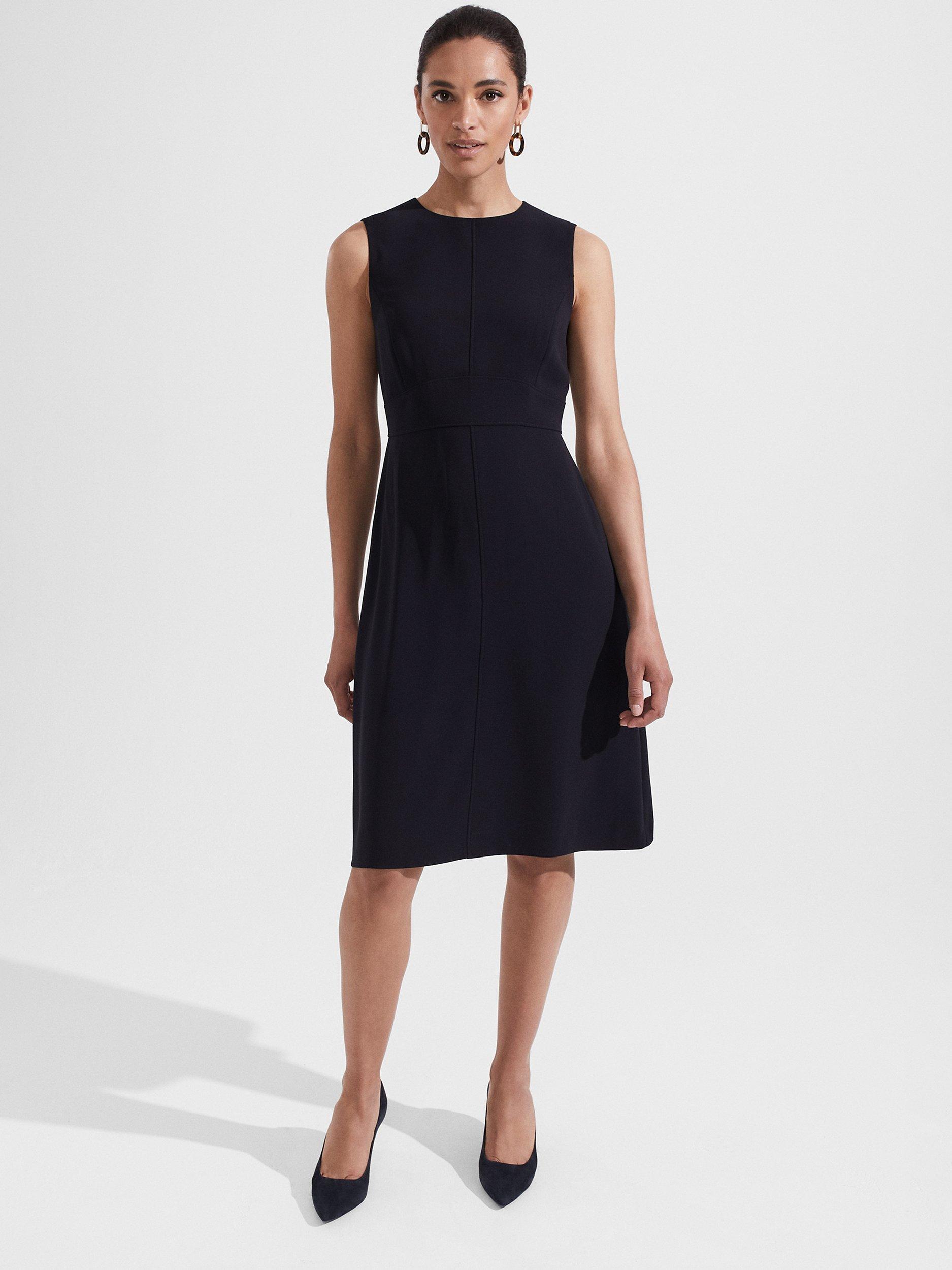 Plain black dress hotsell