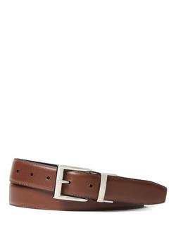 Polo Ralph Lauren Leather Reversible Belt, Black/Brown - view 2, Blk/Brown