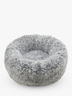 Rosewood Fluff Comfort Ped Bed, Silver, Small