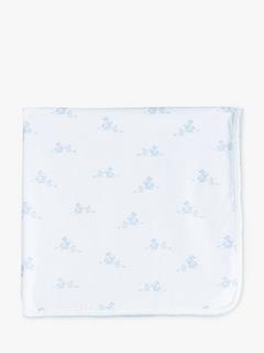 Trotters Baby Lapinou Bunny Blanket, Pale Blue Bunny, One Size