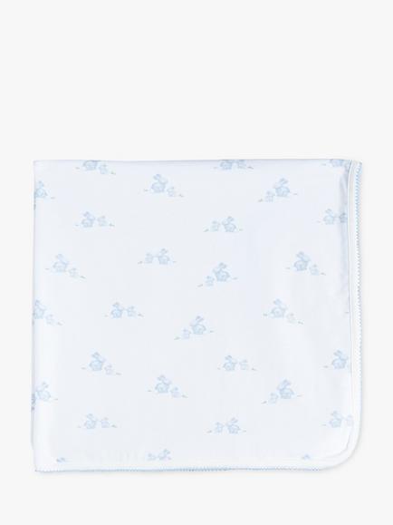 Trotters Baby Lapinou Bunny Blanket, Pale Blue Bunny