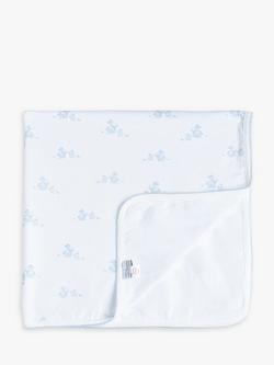 Trotters Baby Lapinou Bunny Blanket - view 2, Pale Blue Bunny