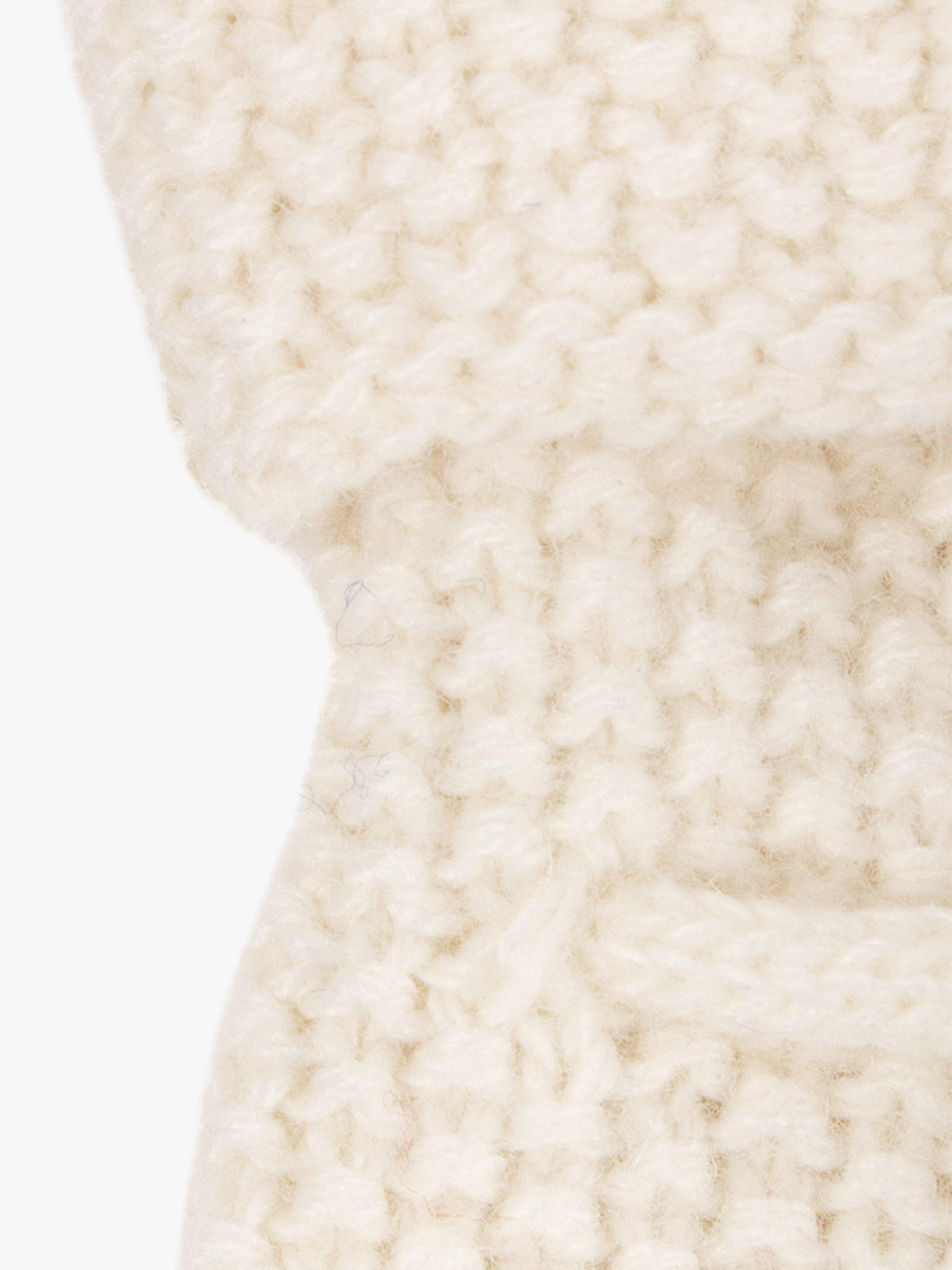 Product image 3 of 3, which shows Trotters Baby Wool Blend Little Booties, Off-white, One Size